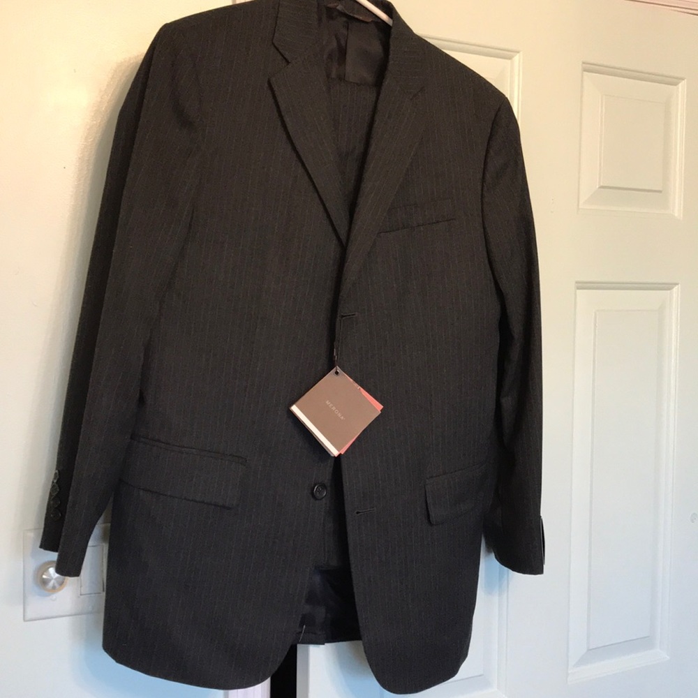 Men’s Merona Two-Piece Suit, NWT
